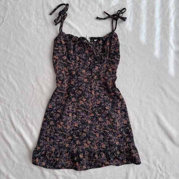 Floral Milkmaid Mini Dress - Picture 1 of 4